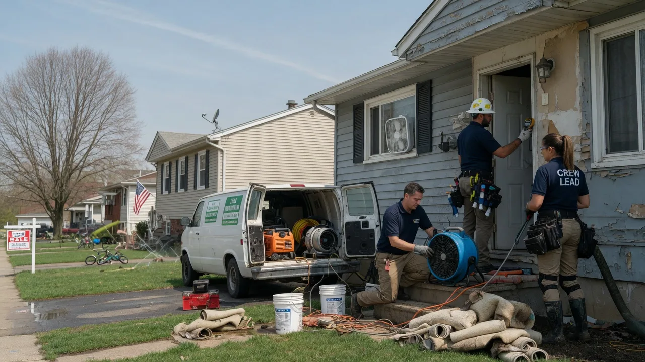 Flood Cleanup in Glidden, TX near me