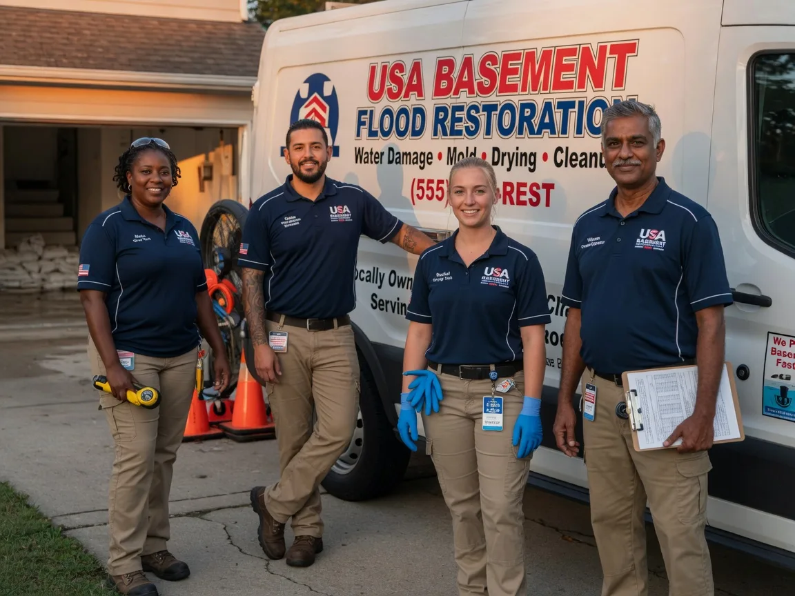 Basement Flood Cleanup company in Glidden, TX