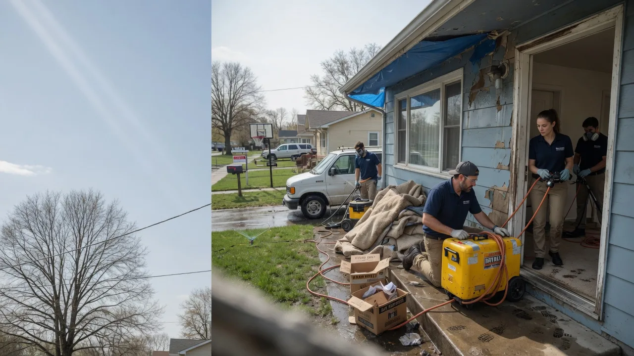 Basement Flood Cleanup in Glidden, TX near me